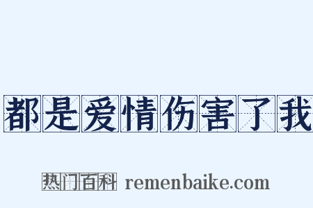 都是爱情伤害了我是什么意思的图片
